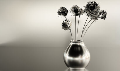  STEEL FLOWERS - a Digital Art Artowrk by Davide Gianquitto